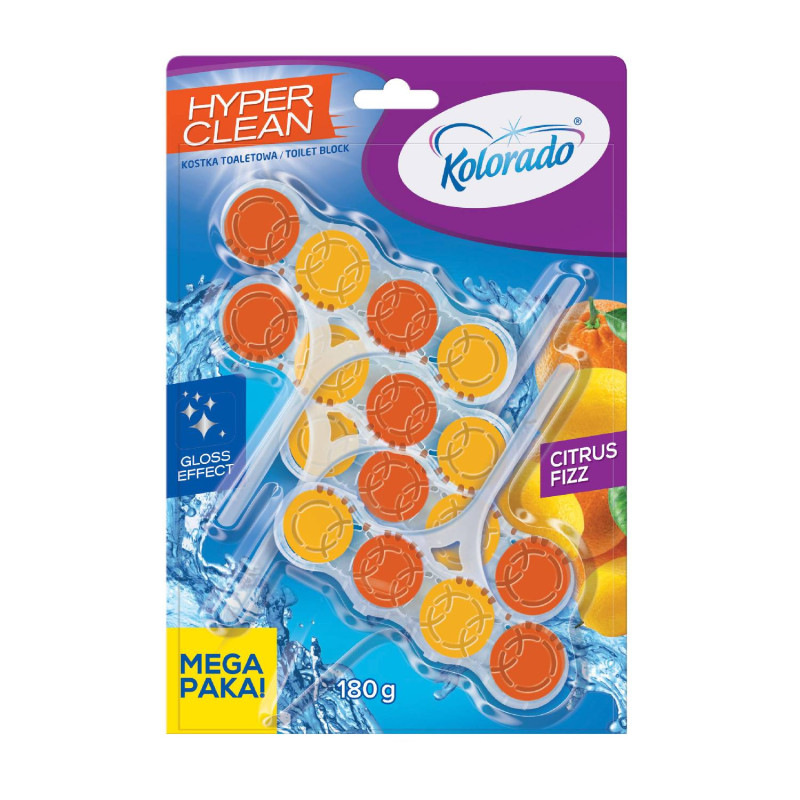 WC blok Kolorado Hyper Clean CITRUS FIZZ 4x45g