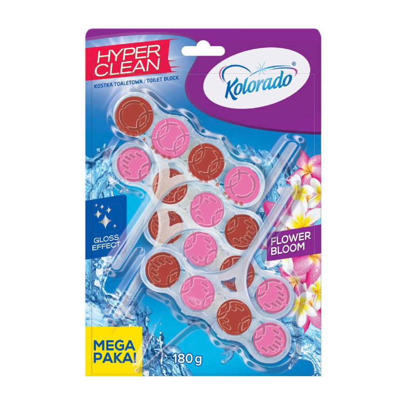 WC blok Kolorado Hyper Clean FLOWER BLOOM 4x45g