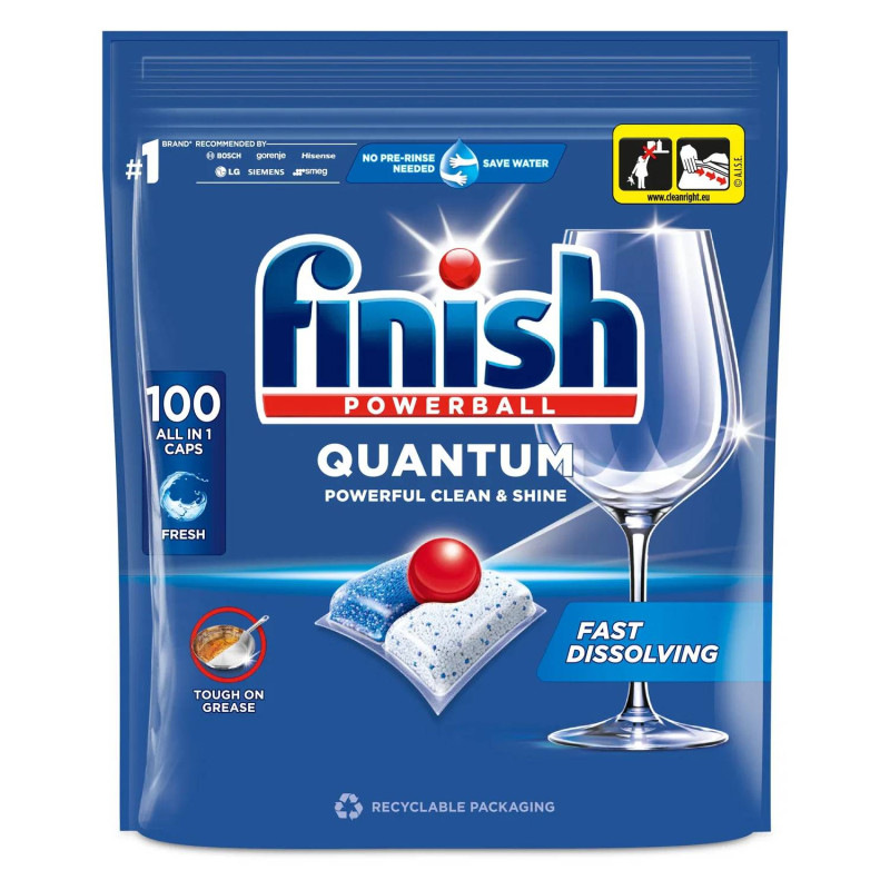 Finish Quantum All In One kapsule do umývačky riadu 100 ks
