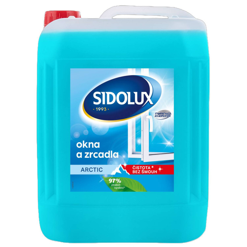 SIDOLUX na okná a zrkadlá s NANO technológiou Arctic - 5L