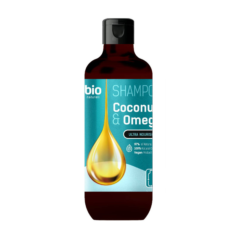 BIO naturell šampón Coconut Oil & Omega 3 - 355ml
