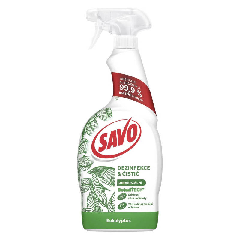 Savo Botanitech čistiaci a dezinfekčný sprej Eukalyptus 700 ml