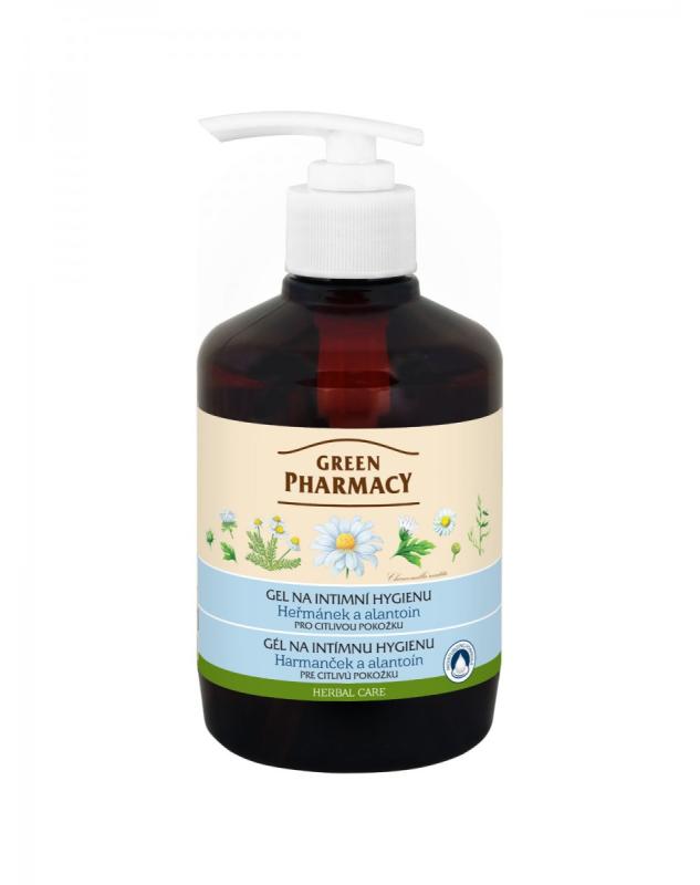 GREEN Pharmacy gél na intímnu hygienu pre citlivú pokožku 370ml