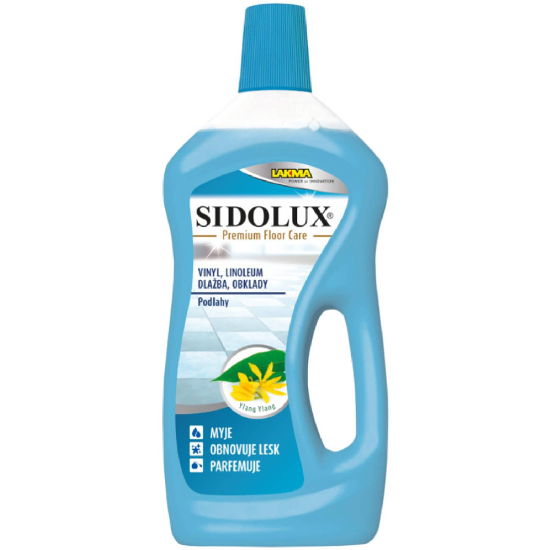 SIDOLUX PREMIUM FLOOR CARE na vinyl, dlažbu, linoleá - Ylang Ylang 750ml