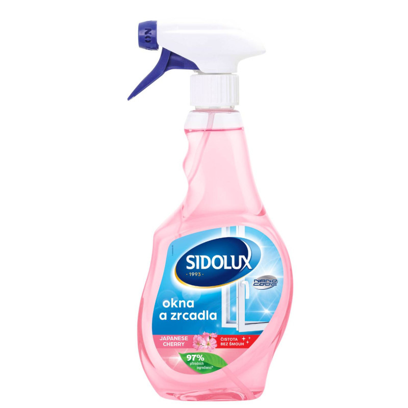 SIDOLUX na okná a zrkadlá s NANO technológiou Japanese Cherry - 500ml