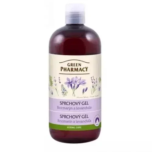 Green Pharmacy sprchový gél 500 ml - Rozmarín a levanduľa