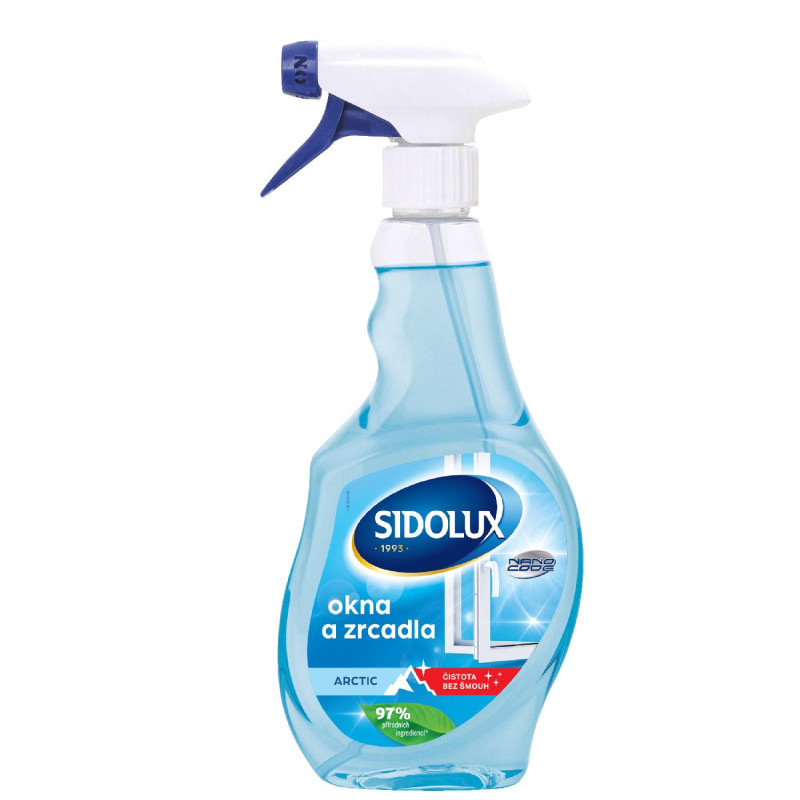 SIDOLUX na okná a zrkadlá s NANO technológiou Arctic - 500ml