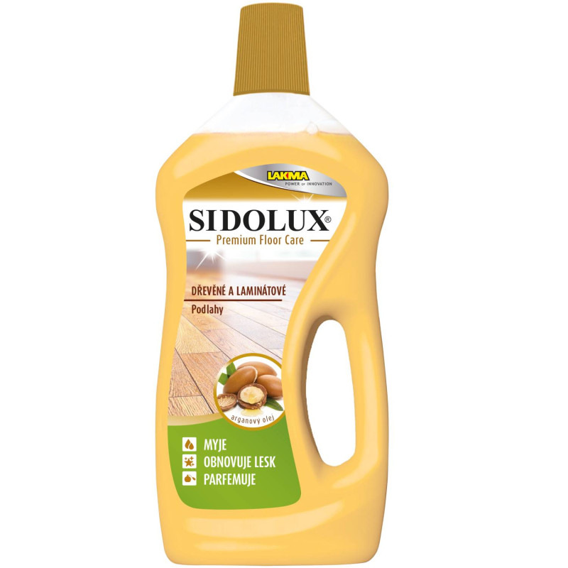 SIDOLUX PREMIUM FLOOR CARE na drevené a laminátové podlahy - argánový olej 750ml