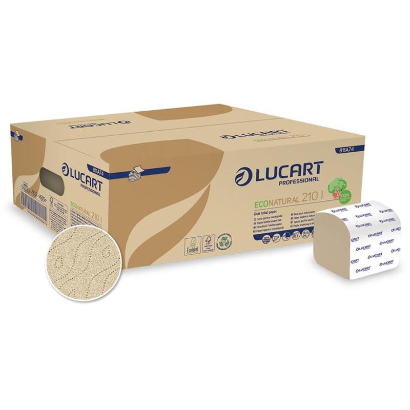 811A74 LUCART ECOnatural Skladaný toaletný papier