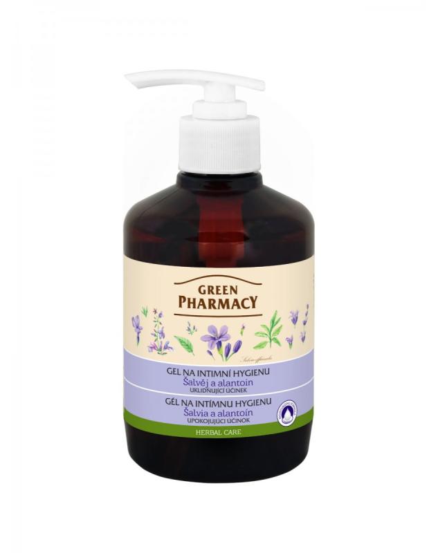 Green Pharmacy gél na intímnu hygienu upokojujúci účinok 370 ml