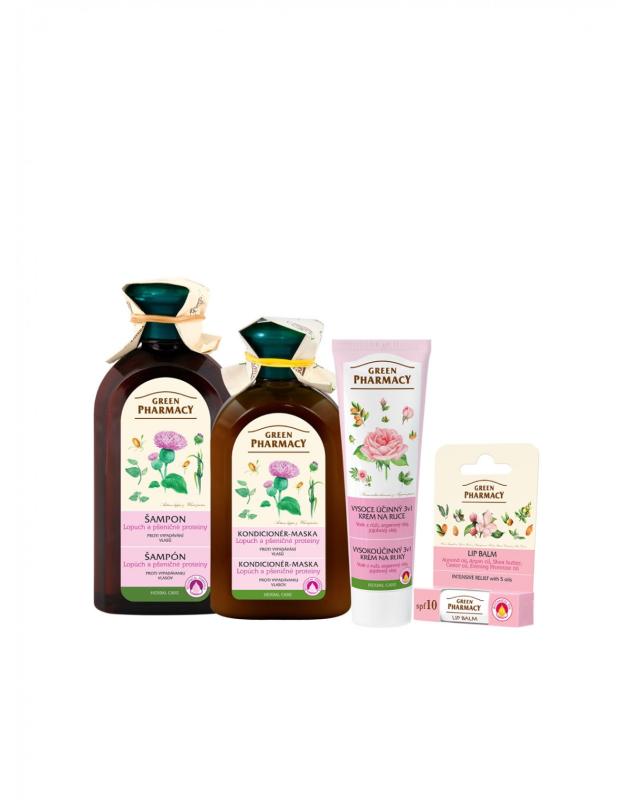 Green Pharmacy Balíček proti vypadávaniu vlasov