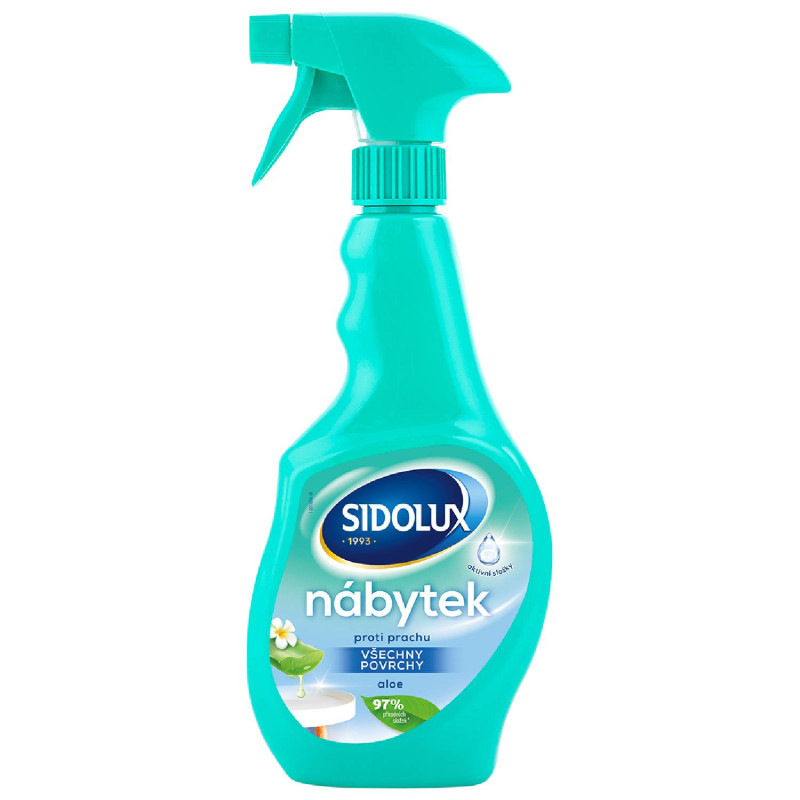 SIDOLUX na nábytok – rozprašovač Aloe 400ml