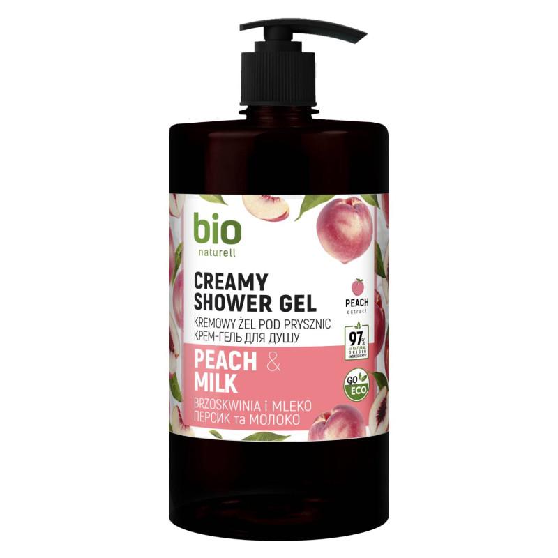 BIO naturell sprchový gél PEACH & MILK 946ml