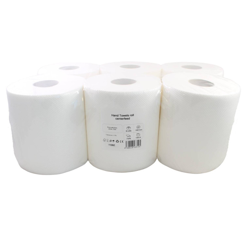 Papierové utierky PREMIUM rolované HRUBŠIE a PERFOROVANÉ MAXI s Ø 19 CM, 100 M